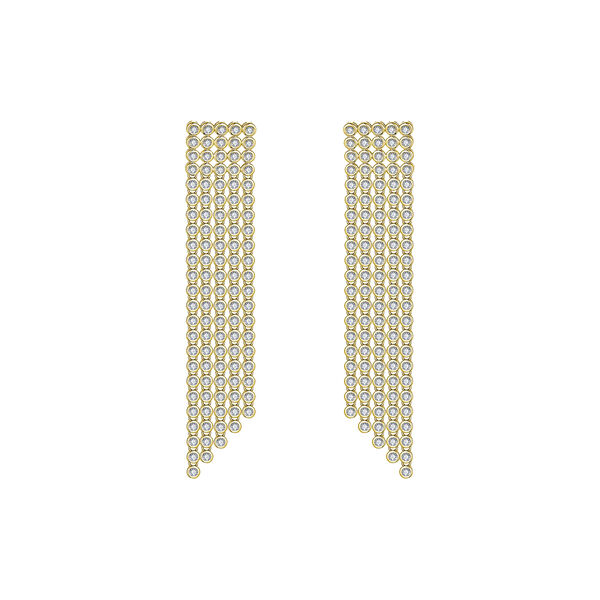 Sofie Extravagant Drop Earrings, gold, Nila Noor