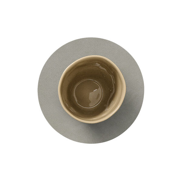 Nupo glassbrikke Circle, light grey, LIND DNA