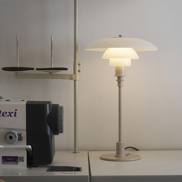 PH 3/2 Bordlampe, glossy beige, Louis Poulsen
