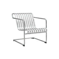 Palissade Cantilever Lounge Chair Low, hot galvanised, HAY