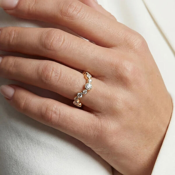 Sardinien Wave Ring | Forgylt, Sif Jakobs Jewellery