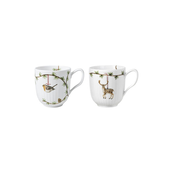 Hammersh&oslash;i Christmas Mugs 2021 & 2023 set, K&auml;hler