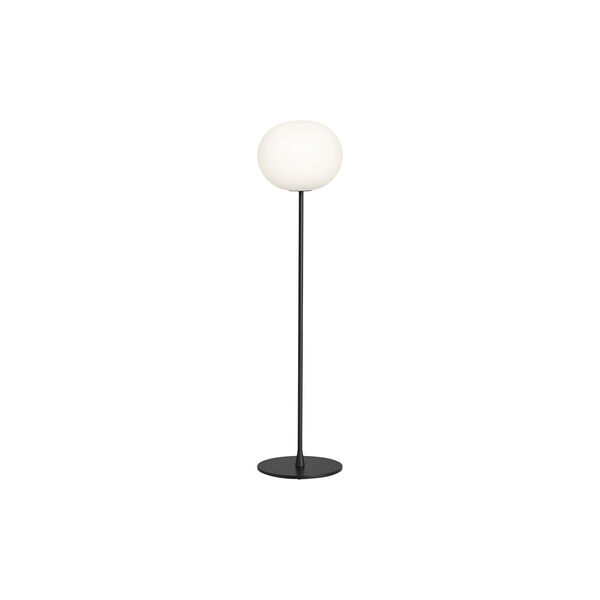 Glo-Ball F1 Floor Lamp, black/opal, Flos