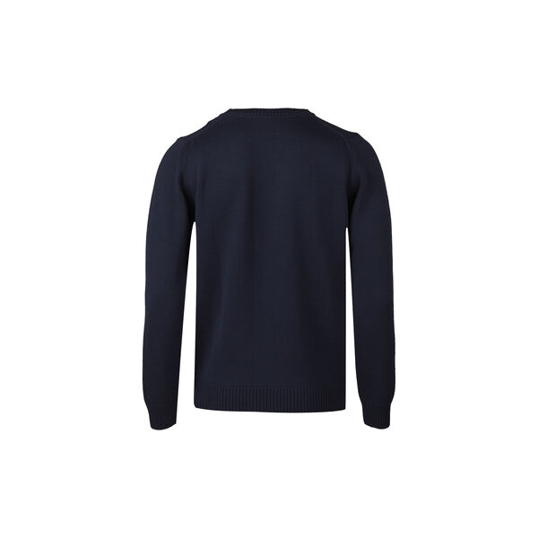 Sweater Knitted Crew Neck Chunky, navy Sweater Knitted Crew Neck Chunky, navy, Stenströms