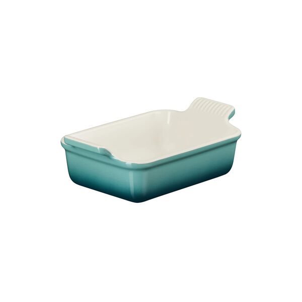 Heritage rektangul&aelig;rt fat 19 cm, bleu riviera, Le Creuset