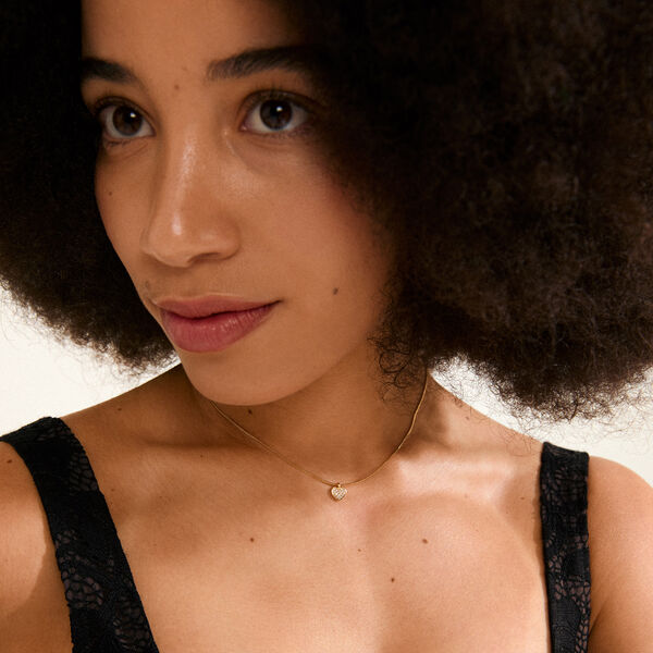 EMMETT halskjede, gullbelagt, Pilgrim