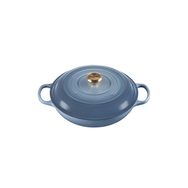 Signature buffetgryte 30 cm, chambray, Le Creuset
