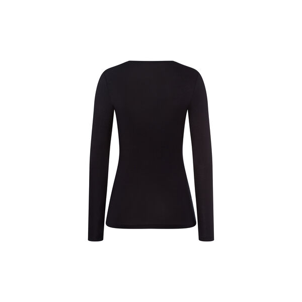 L/SLV Shirt, black, HANRO