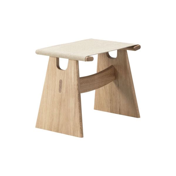 Seto Stool, light oljet eik/natural, Fredericia Furniture