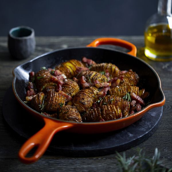 Signature st&oslash;pejern stekepanne &Oslash; 23 cm, volcanic, Le Creuset