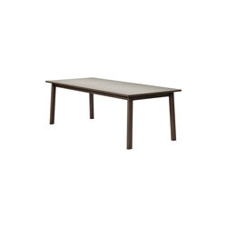 6490 Ana uttrekksbord, almond/r&oslash;kt eik, Fredericia Furniture