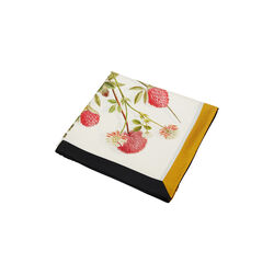 Yellow Meadow silkeskjerf, gul/svart, Flora Danica Denmark