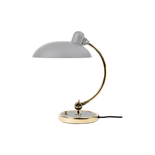 KAISER idell&trade; 6631-T Luxus Table Lamp, easy grey/brass, Fritz Hansen