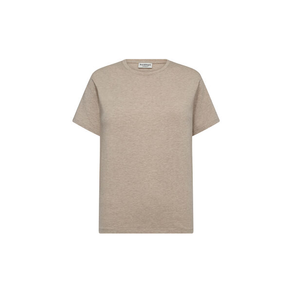BS Abelone Slim Fit T-Shirt, sand, Bruun & Stengade