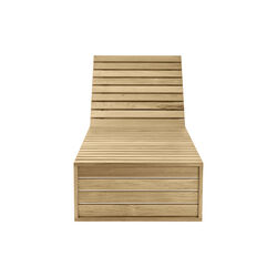 BK14 solseng, ubehandlet teak, Carl Hansen & Søn