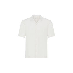 CFSAUBY SS RS Linen Shirt, snow white, Casual Friday