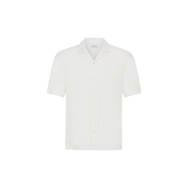 CFSAUBY SS RS Linen Shirt, snow white, Casual Friday