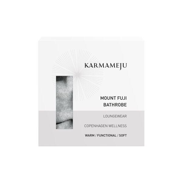 Mount Fuji morgenkåpe, lysegrå, Karmameju
