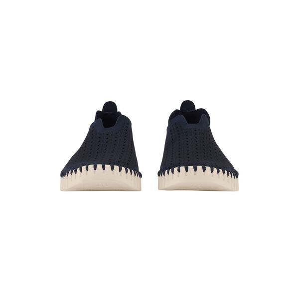 Tulip Braided, dark indigo pearled ivory, Ilse Jacobsen Hornb&aelig;k