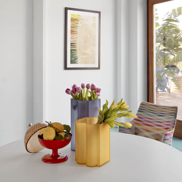 OKRA vase S, orange, Kartell