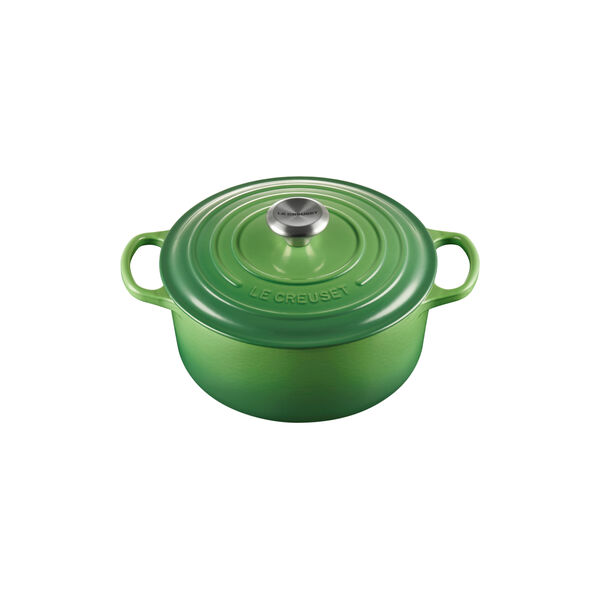 Signature rund gryte &Oslash; 24 cm, bamboo green, Le Creuset