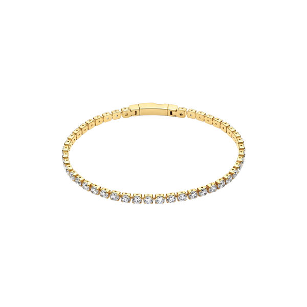 Ellera Grande Armb&aring;nd | &Oslash; 19 | Forgylt/hvit, Sif Jakobs Jewellery