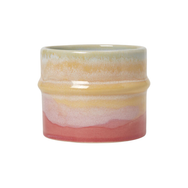Poppery krus, pink/mint/gul, Kähler