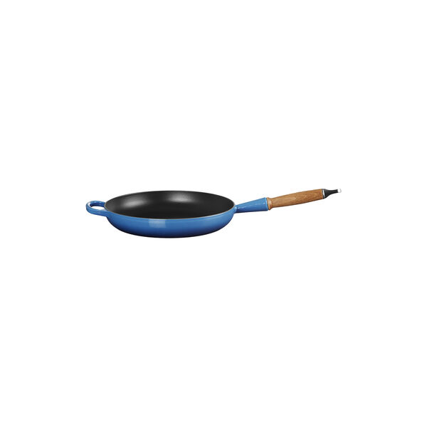 Signature st&oslash;pejern stekepanne med treh&aring;ndtak &Oslash; 28 cm, azure, Le Creuset