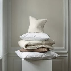 SUPIMA PERCALE sengetøy, walnut, Georg Jensen Damask