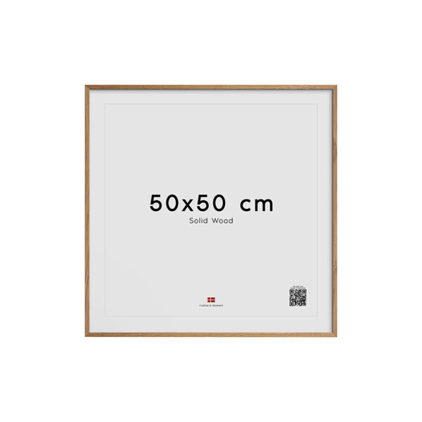 Eik naturramme 50x50 cm, Poster & Frame