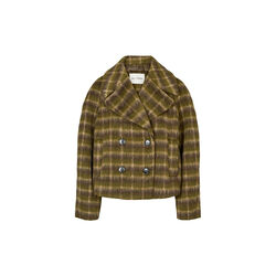 7802RDFMarion coat, moss, RUE de FEMME