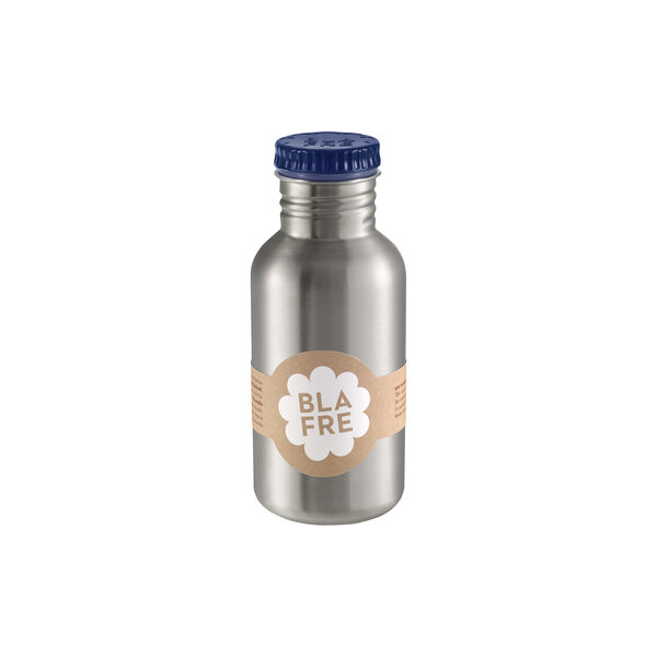 Stålflaske 500 ml, marineblå Stålflaske 500 ml, marineblå, Blafre