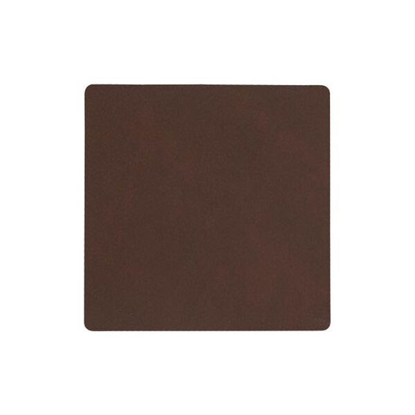 Square glassbrikke, nupo dark brown, LIND DNA