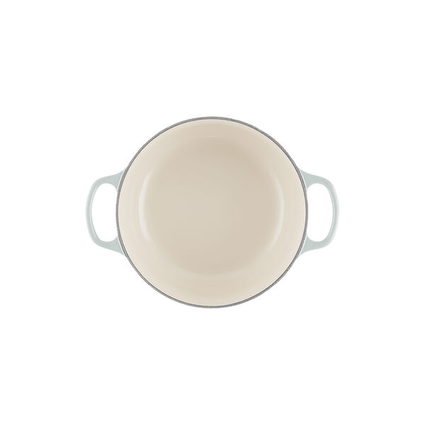 Signature st&oslash;pejern rund gryte &Oslash; 20 cm, havsalt, Le Creuset
