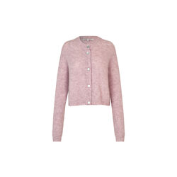 Andrea Knit Rib LS Cardigan, sepia rose, Second Female