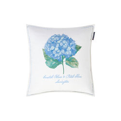 Embroidered putetrekk, white/green/blue, Lexington