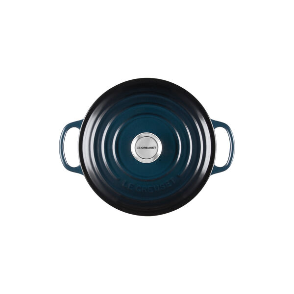 Signature st&oslash;pejern rund gryte &Oslash; 20 cm, nuit, Le Creuset