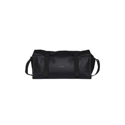 Buckle Rolltop Duffel, black, Rains