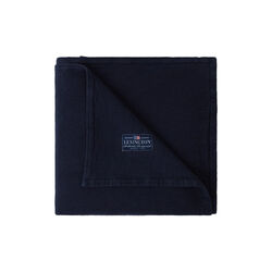 Sengeteppe Quiltet Jacquard, Dk. Blue, Lexington