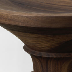 Stool Model B, chestnut, Vitra 