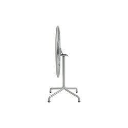 Deville Table Silver grey powder coated aluminium frame, silver grey, HAY