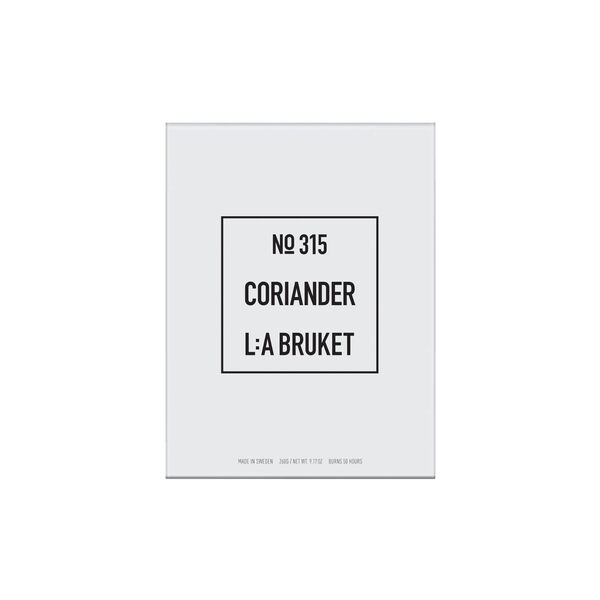 No. 315 lys, koriander, L:a Bruket