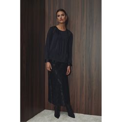 5194PBOEllo lace long skirt, black, PBO