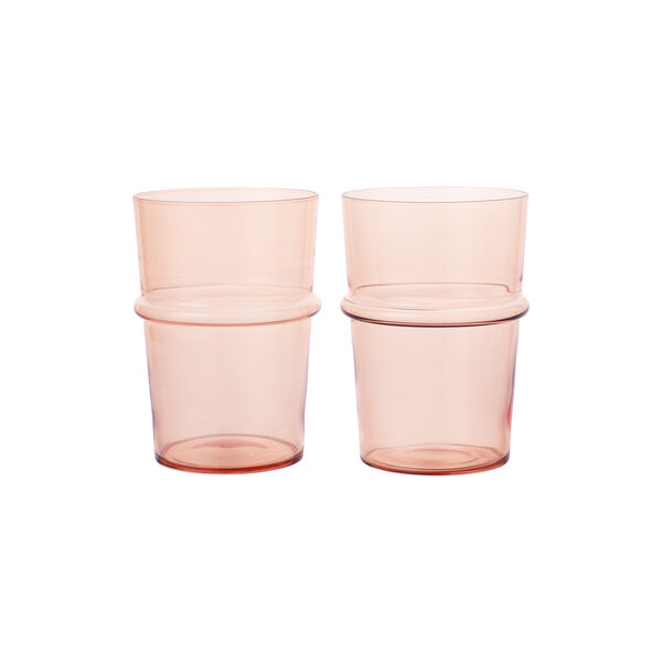 Boya H&oslash;yt glass 2 stk., blush, Ferm Living