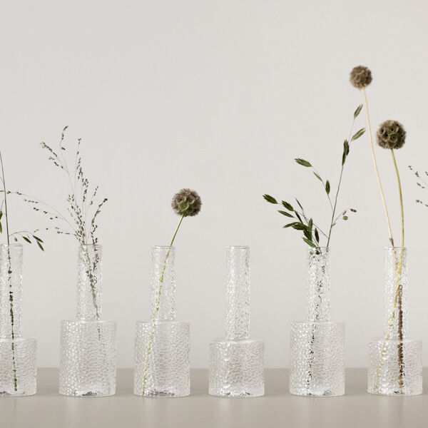 AIRY vase small, clear, DBKD