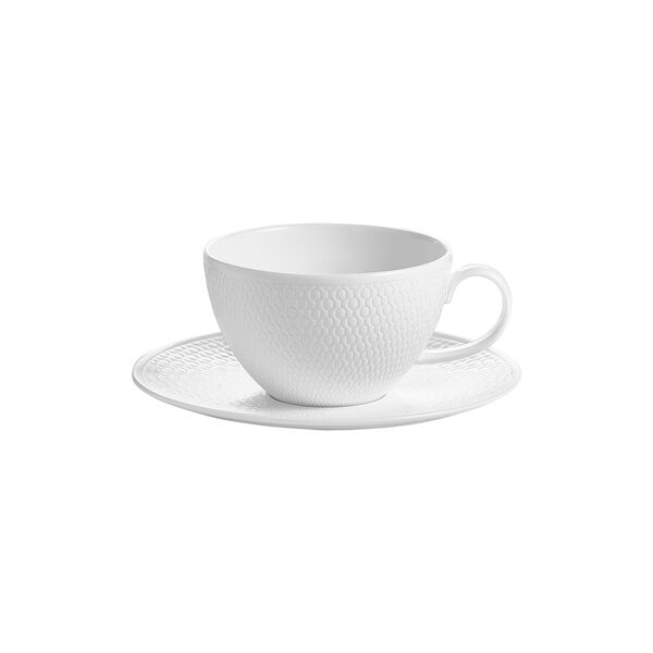 Gio tekopp med undersk&aring;l, hvit, Wedgwood