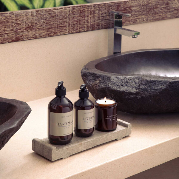 H&aring;nds&aring;pe, blue, Stone Soap Spa