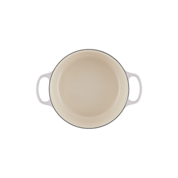 Signature st&oslash;pejern rund gryte &Oslash; 24 cm, shell pink, Le Creuset