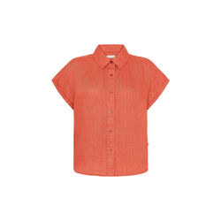 ASTER fold up short sleeve linen shirt - GOTS/Vegan, langoustino, KnowledgeCotton Apparel 