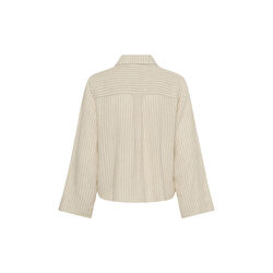 JannieMW Shirt, oatmeal w. black stripe, My Essential Wardrobe